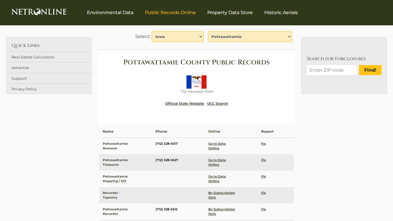 Pottawattamie County Public Records - NETROnline.com